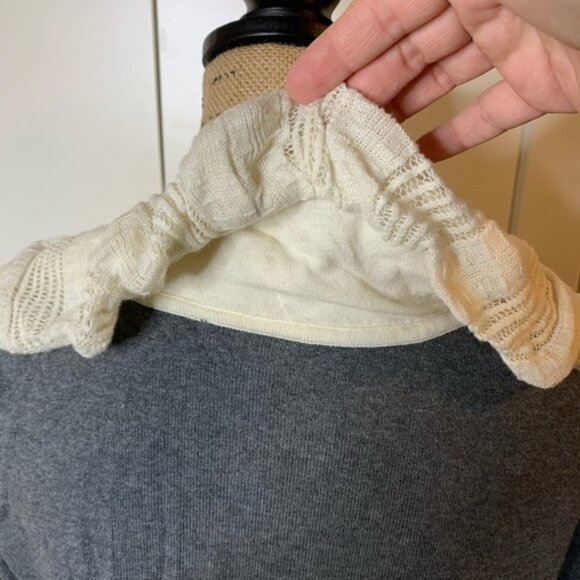 Chadwicks Cardigan Sweater with Fluffy Collar - Picture 14 of 16